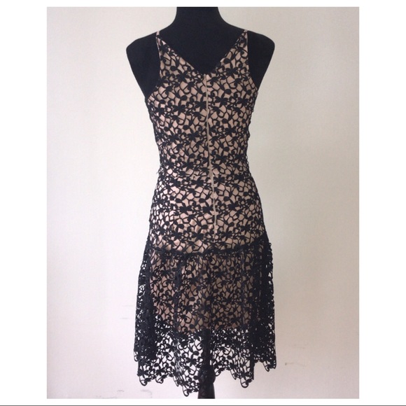 DRESS THE POPULATION CROCHET DRESS - Picture 5 of 7